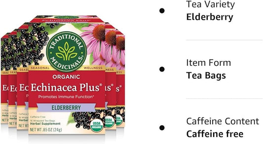 TRADITIONAL MEDICINALS TEA,OG2,ECH PLUS ELDERBRY