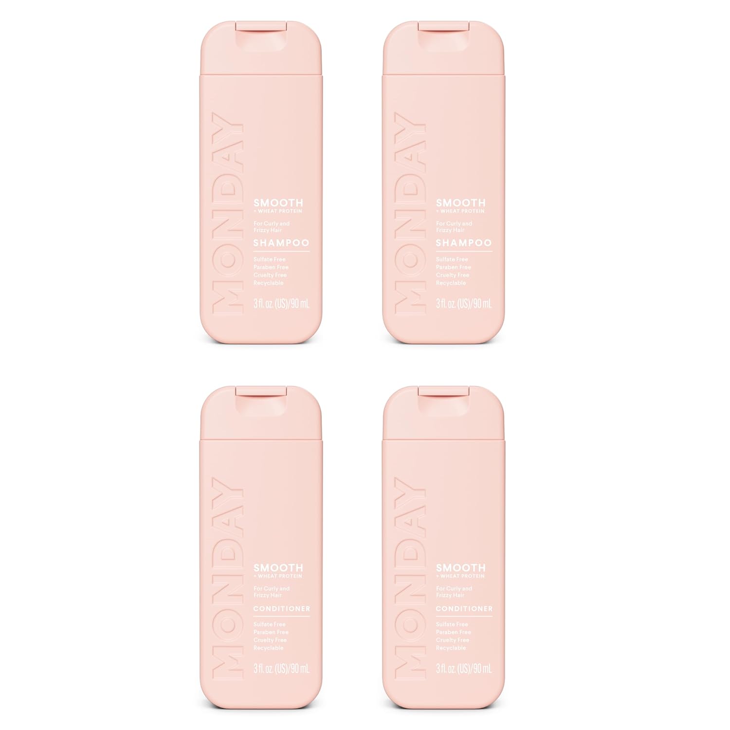 MONDAY Smooth Hair Conditioner - Travel Size, 3 oz