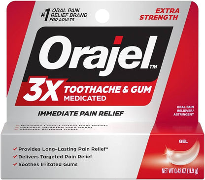 ORAJEL SVR PAIN GL 20% 9.4GM