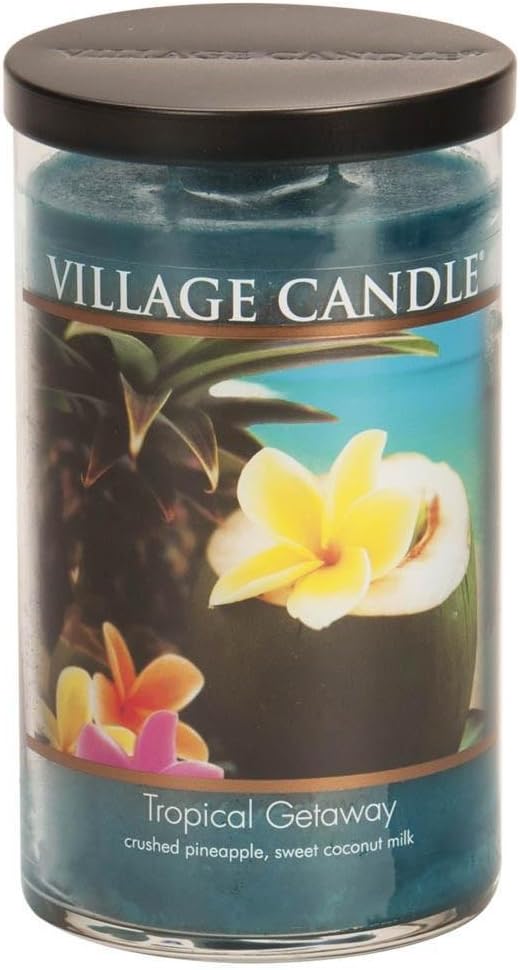 Village Candle Medium Bowl Candle - Tropical Getaway