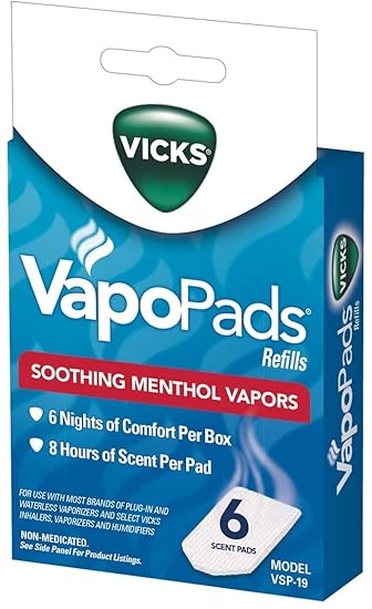 VICKS VAPOPADS WATERLESS VAPORS PAD 12CT
