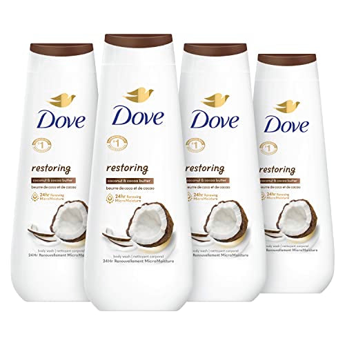DOVE BODY WASH COCONUT MILK 20Z
