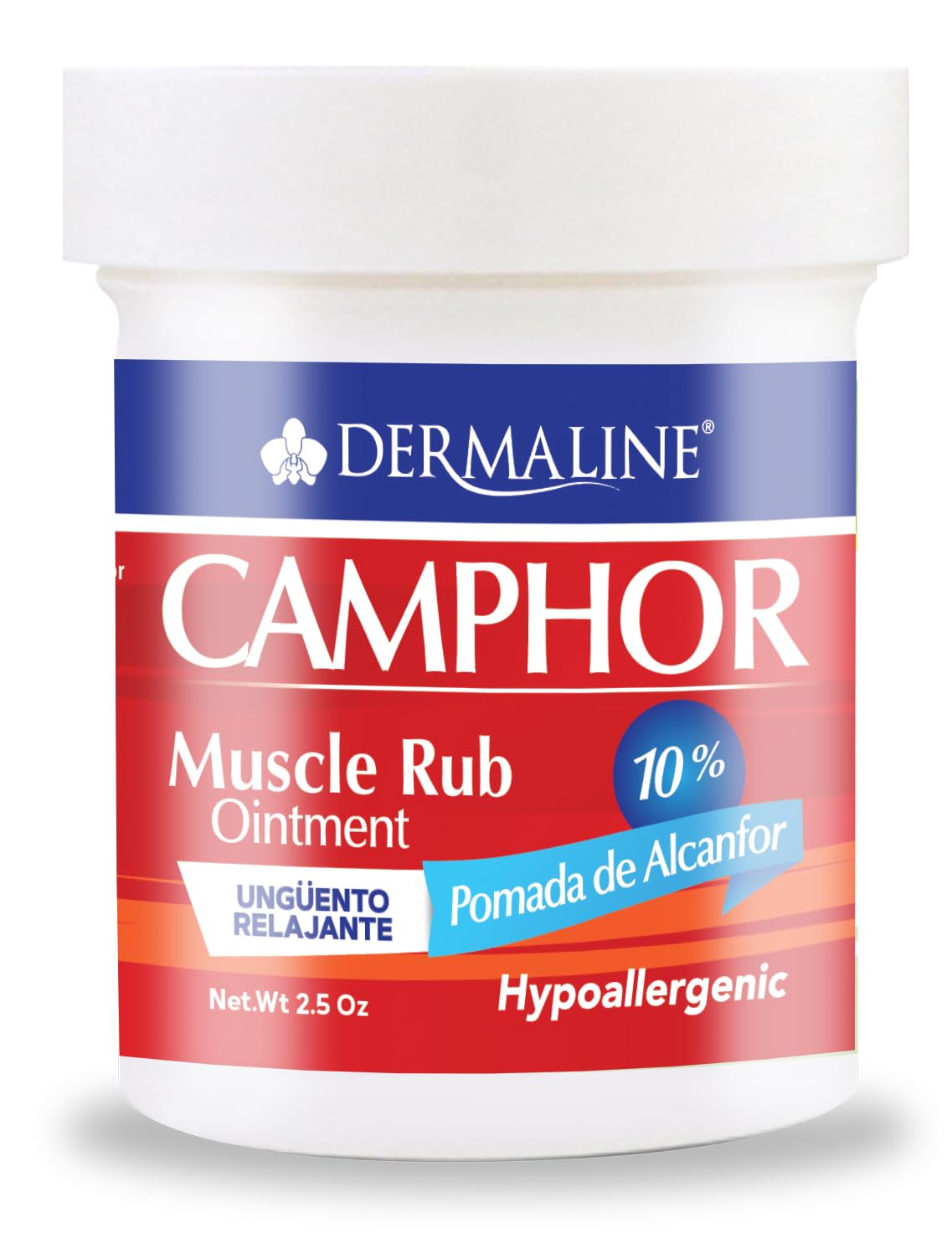 De La Cruz Camphor Ointment Pain Relieving Rub, 2.5 oz