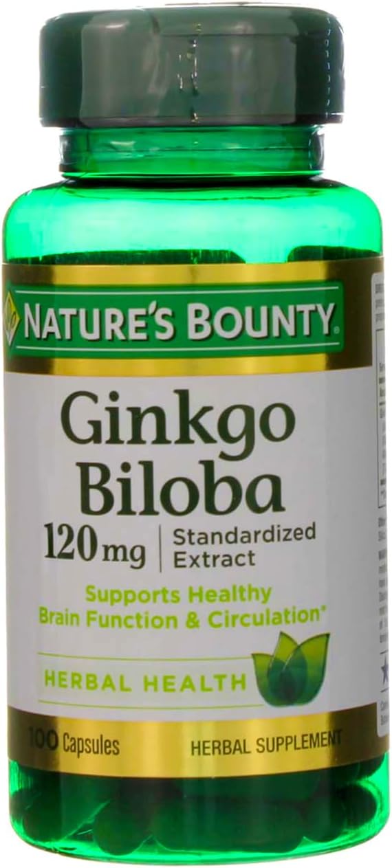 GINKGO BILOBA 120MG CAP 100CT NAT BOUNTY