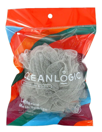 CLEANLOGIC Bath & Body Silky-Soft Mesh Sponge - Assorted