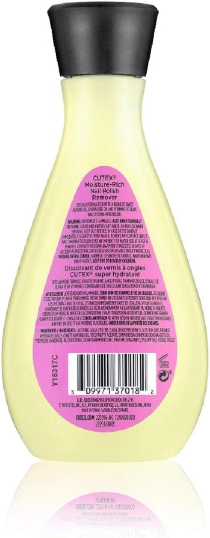 Cutex Moisture-Rich Nail Polish Remover, 6.7 oz