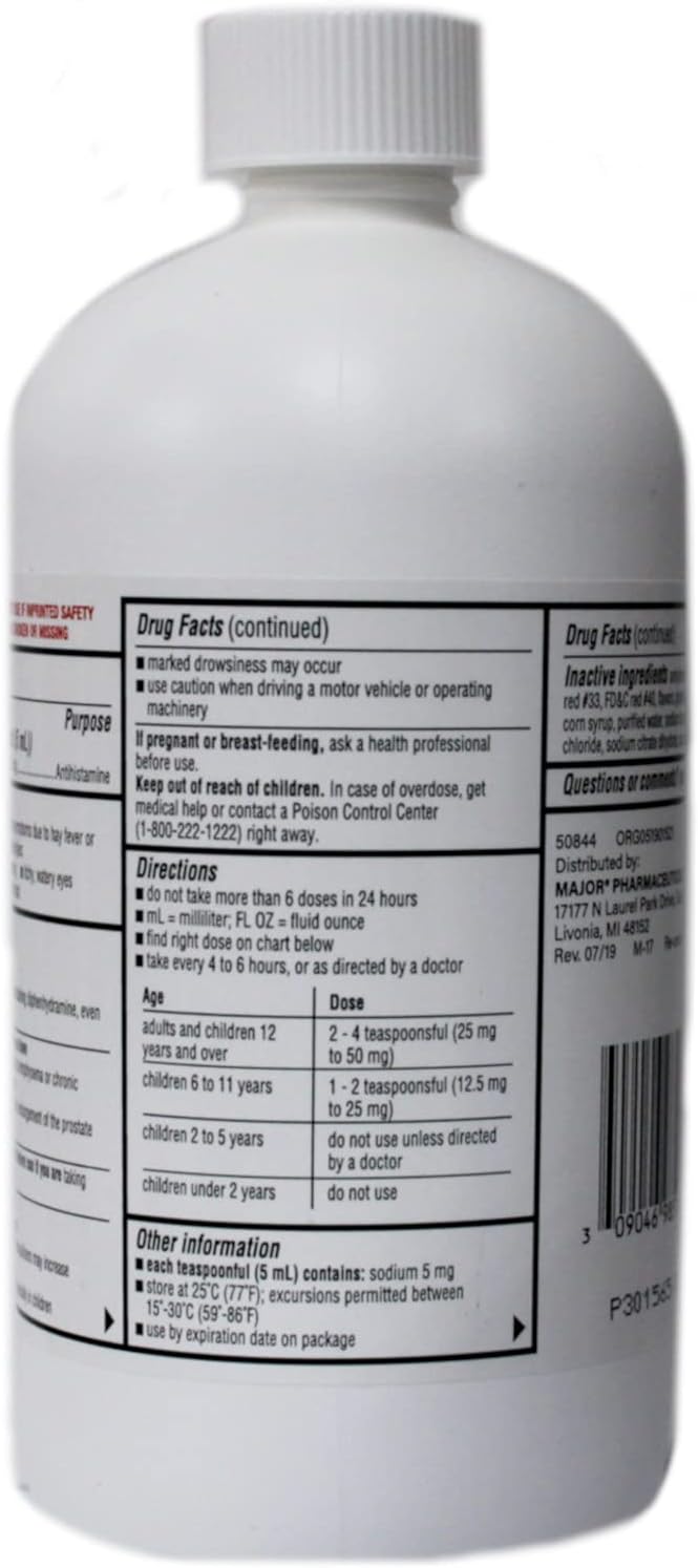 DIPHENHYD SL 12.5MG/5ML 473ML CHY