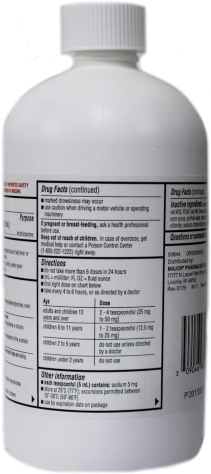 DIPHENHYD SL 12.5MG/5ML 473ML CHY