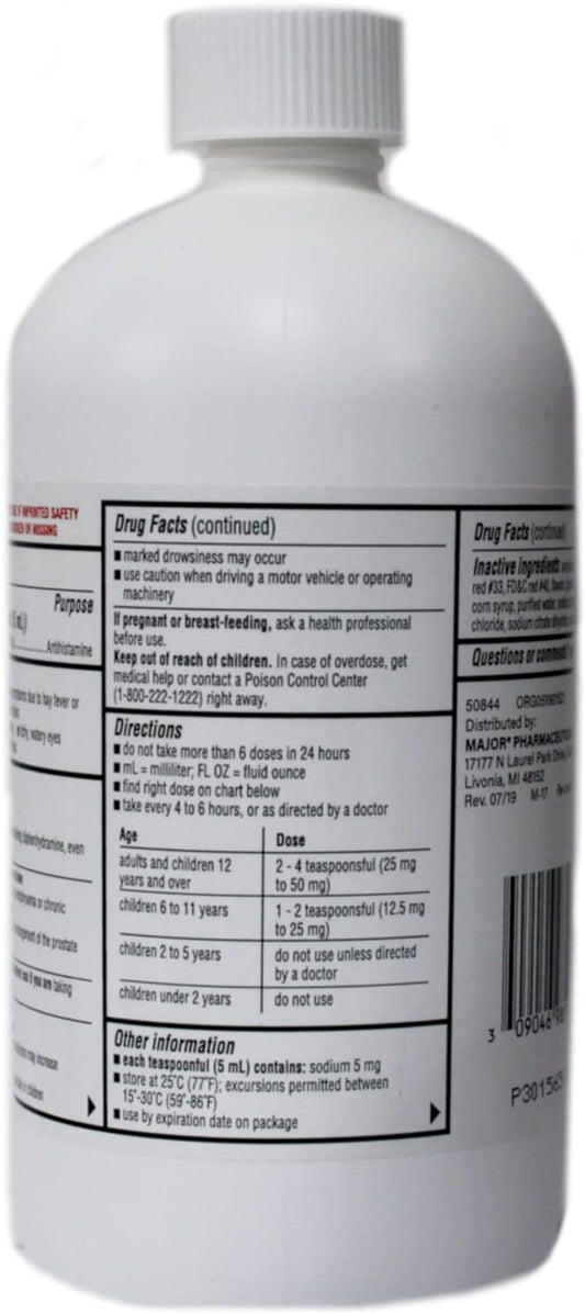 DIPHENHYD SL 12.5MG/5ML 473ML CHY