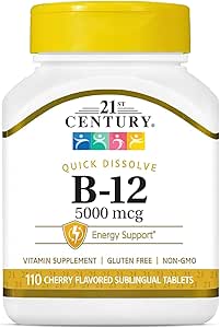 HI-ENER-G VIT B-12 5000MG TABLET 30CT