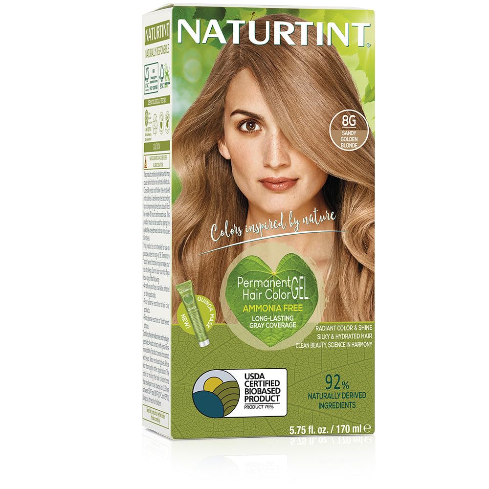 NATURTINT HAIR COLOR,8G,SNDY GLDN B