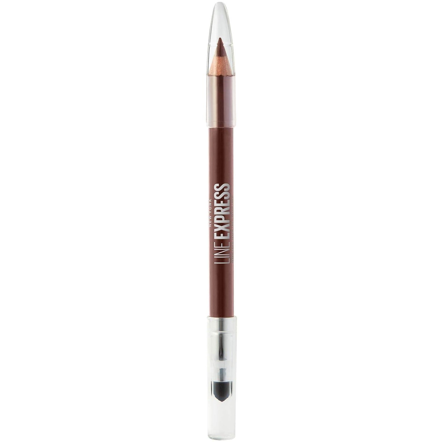 MAYBELLINE New York Line Express Sharpenable Wood Pencil Eyeliner, Brownish Black, 0.035 oz