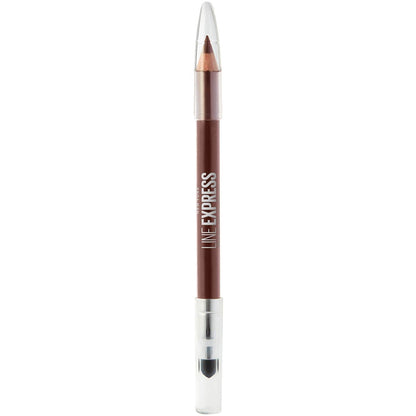 MAYBELLINE New York Line Express Sharpenable Wood Pencil Eyeliner, Brownish Black, 0.035 oz