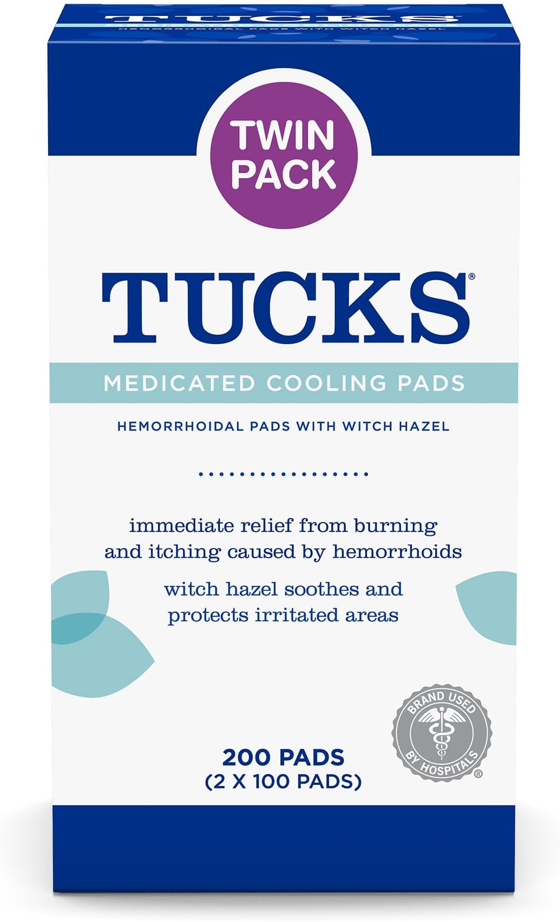 MEDICATED PADS PA 50% 100