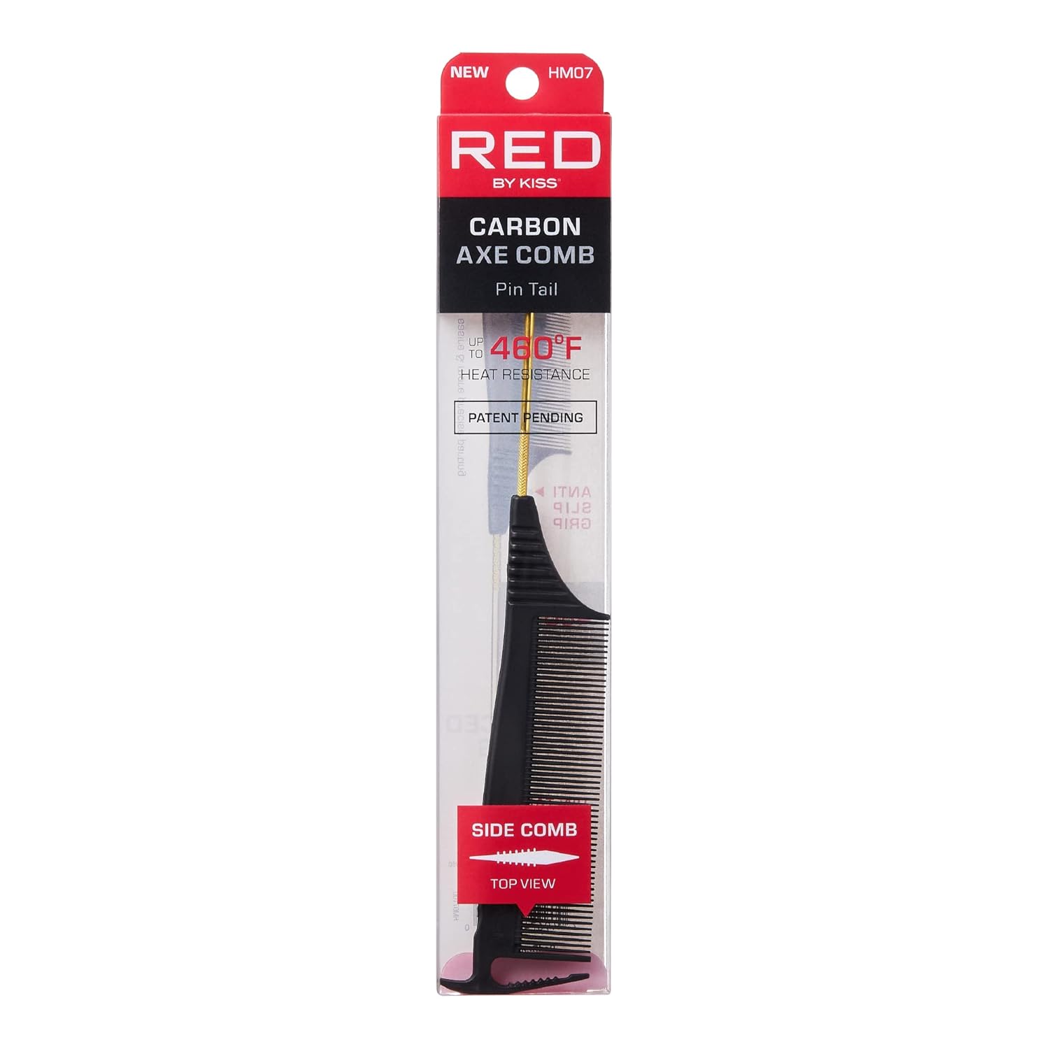 KISS Colors & Care Professional Heat Resistant Pin Tail Parting Comb