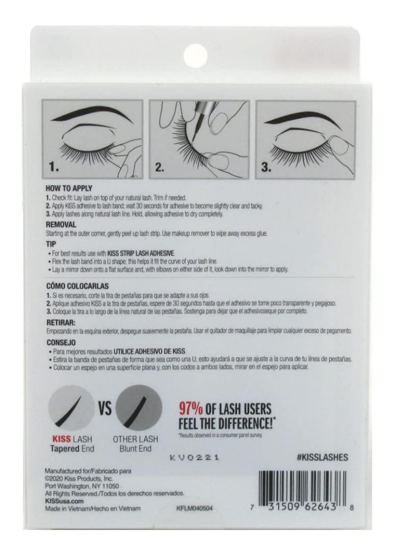 KISS Looks So Natural Multipack Lashes Flirty, 5 pairs