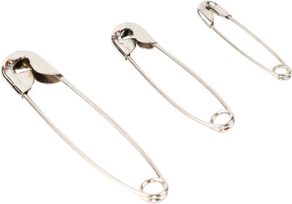 SINGER Assorted Safety Pins, 55 Count, Sizes 00, 3/4" - 1, 1-1/16" - 2, 1-1/2" - 3, 2"