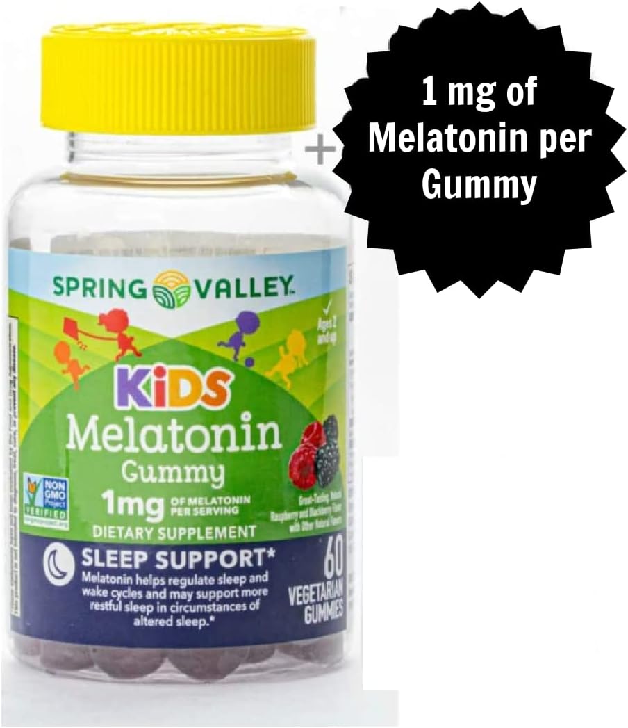 GNP MELATONIN CHLD 1 MG RSPBRY CHW 60CT