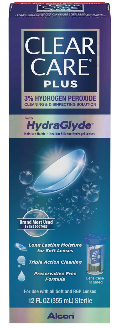 CLEAR CARE PLUS SL 12OZ