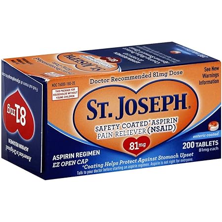 ST JOSEPH ASPIRIN TB 81MG 200 EC