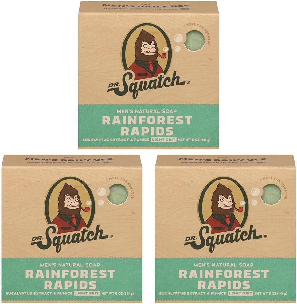 DR. SQUATCH BAR SOAP,RNFOREST RAPIDS