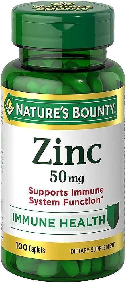 NATURES BOUNTY ZINC TB 50MG 200