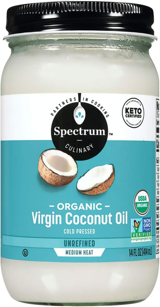 SPECTRUM ESSENTIALS COCONUT OIL,OG2,UNREFINED