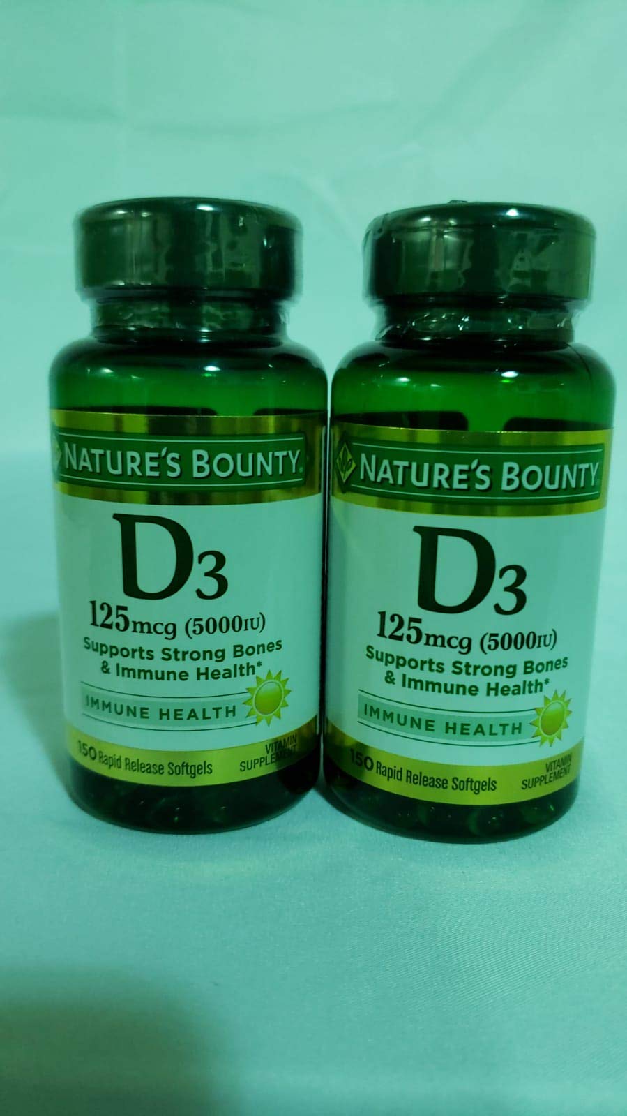 VIT D-3 5000 IU SOFTGEL 240CT NAT BOUNTY