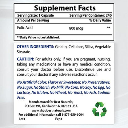 FOLTABS 800 MCG TAB 60