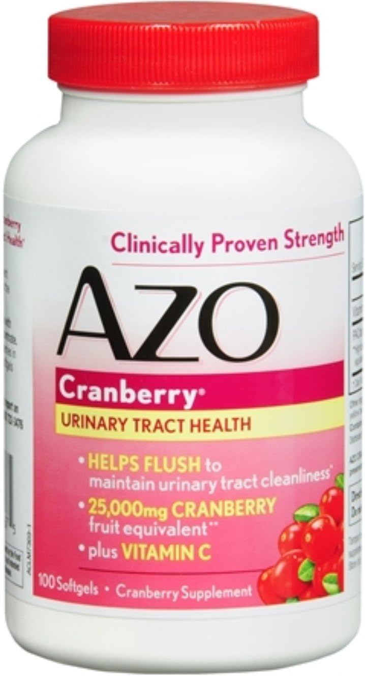 AZO CRANBERRY SOFTGEL MAX STRENGTH 100CT