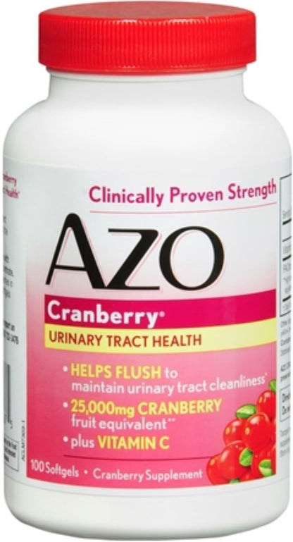 AZO CRANBERRY SOFTGEL MAX STRENGTH 100CT