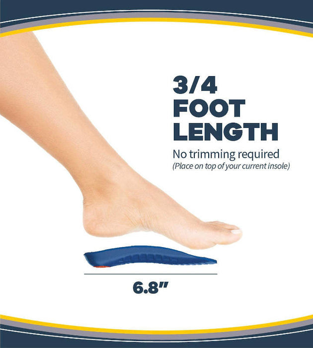 DR SCHOLLS PAIN ORTHO ARCH INS MEN 1PR