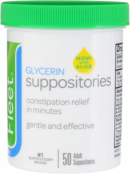 GLYCERIN ADULT 2 GM SUP 25