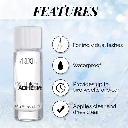 Ardell Lashtite Adhesive Dark 0.125oz Bottle (Black Package)