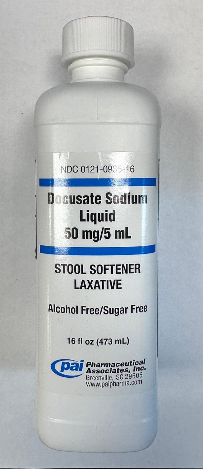DOCUSATE SOD LQ 50MG/5ML 473ML