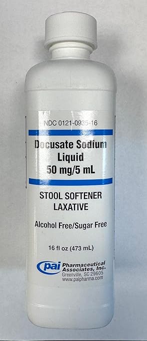 DOCUSATE SODIUM 100MG LIQ 100X10 ML UD