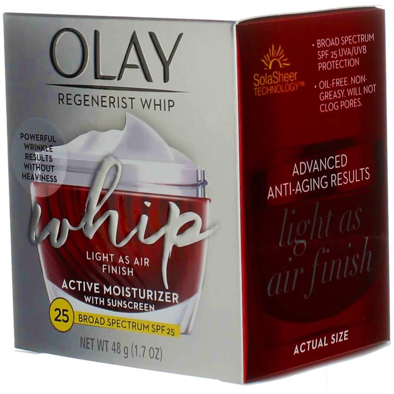 Olay Regenerist Whip Active Moisturizer Spf#25 1.7oz Jar