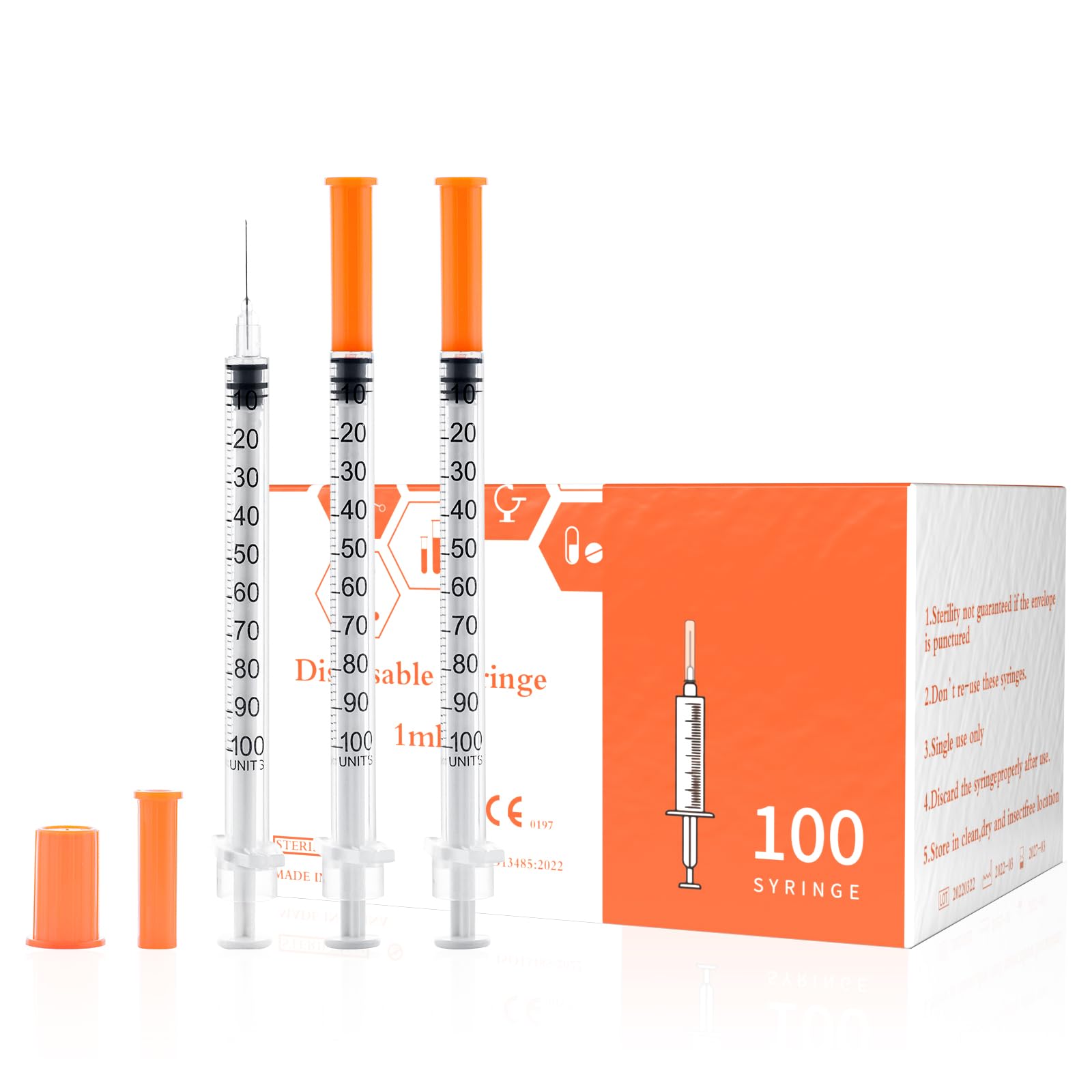 SYRINGE SY 31G 5/16 1ML 100