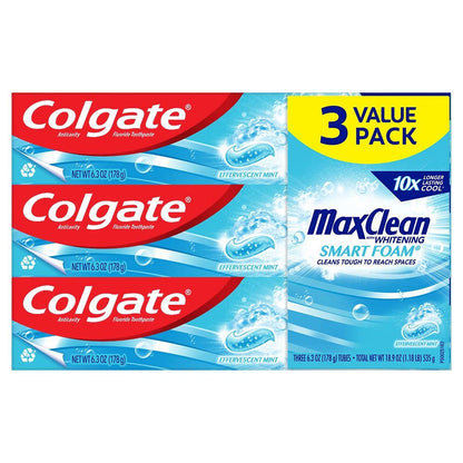 COLGATE MAX CLEAN FOAM T/P MINT 6OZ