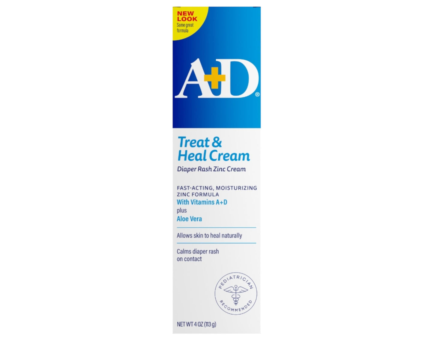 A+D TREAT DIAPER RASH CRM 4OZ