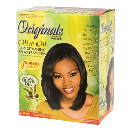 Africas Best Orig Olive Oil Relaxer Reg Value Pack