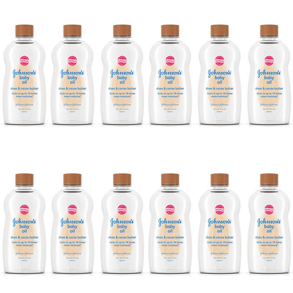 Johnsons Baby Oil Shea & Cocoa Butter 20oz