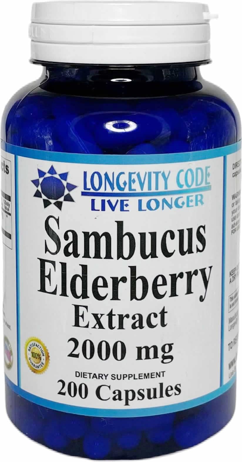 ELDERBERRY SAMBUCUS 630 MG SGC 120CT NB