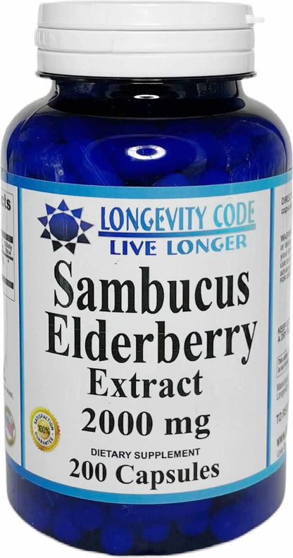 ELDERBERRY SAMBUCUS 630 MG SGC 120CT NB