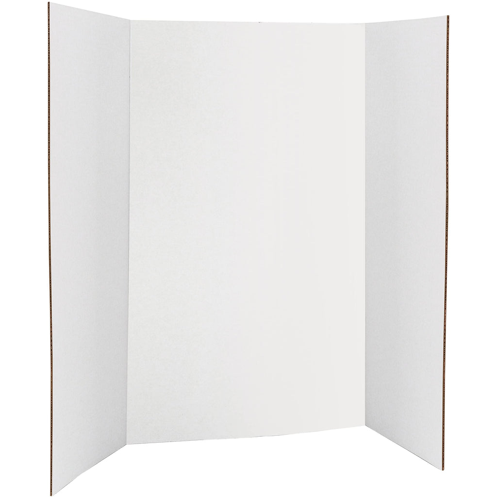 Pacon Tri-Fold Presentation Board - White, 40"X28"