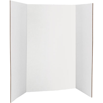 Pacon Tri-Fold Presentation Board - White, 40"X28"