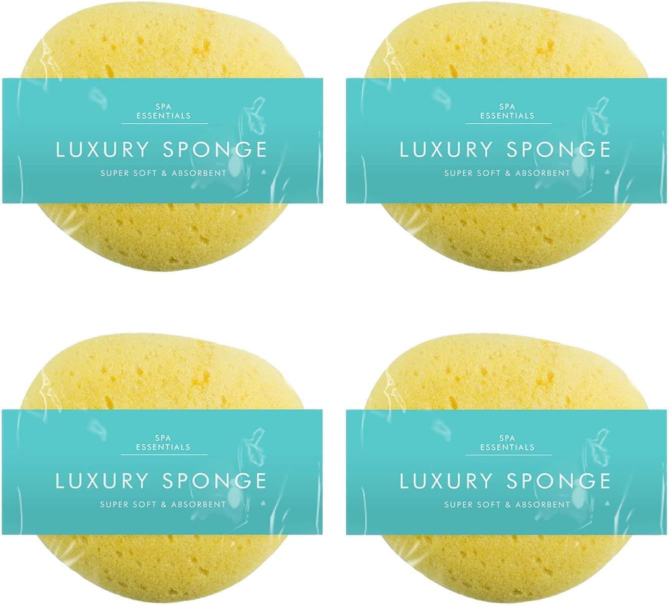 elle & kate Deluxe Shower Sponges, 3 count