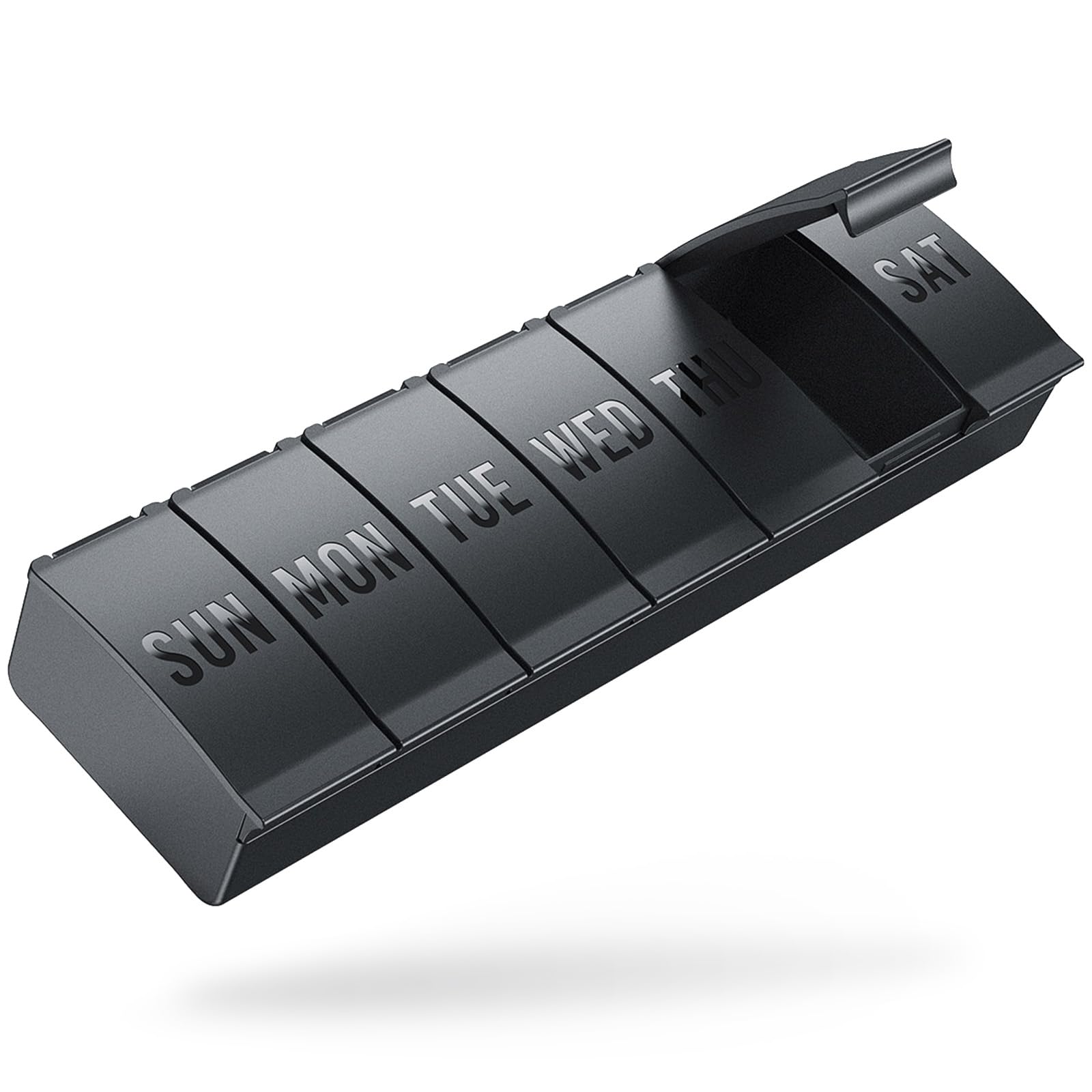 PILL ORGANIZER 21 PILL PCH BLK/BG
