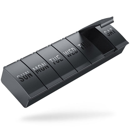 PILL ORGANIZER 21 PILL PCH BLK/BG