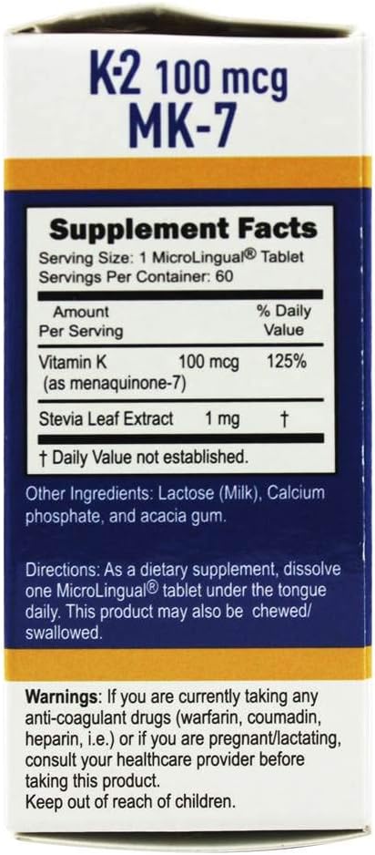 NM VITAMIN K2 GC 100MCG 30 SFG